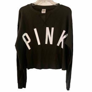 Pink Victoria’s Secret Olive Green Crop Top
